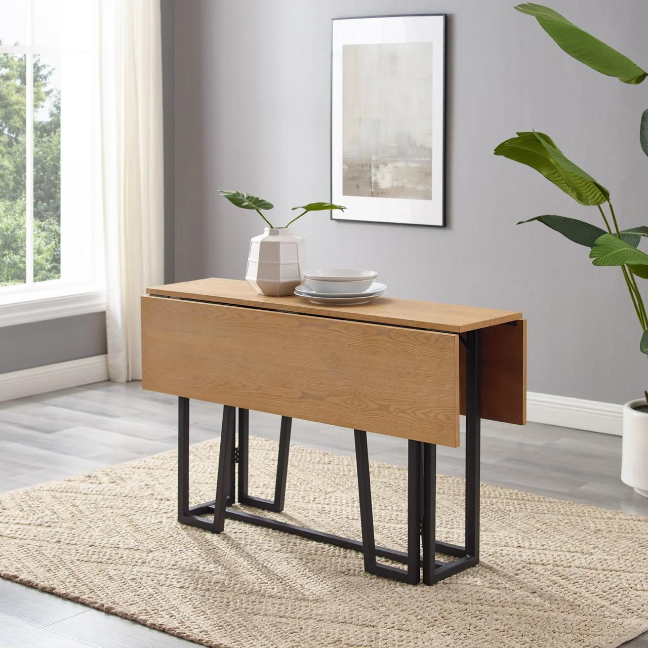 Memphis 47" Drop-Leaf Dining Table