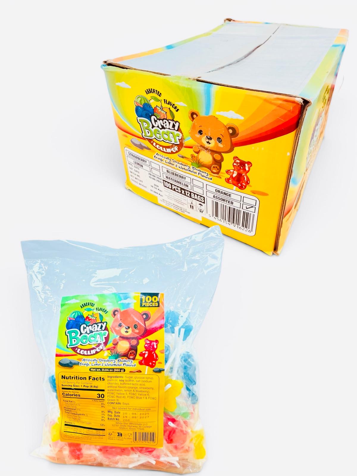 Crazy Bear Lollipop